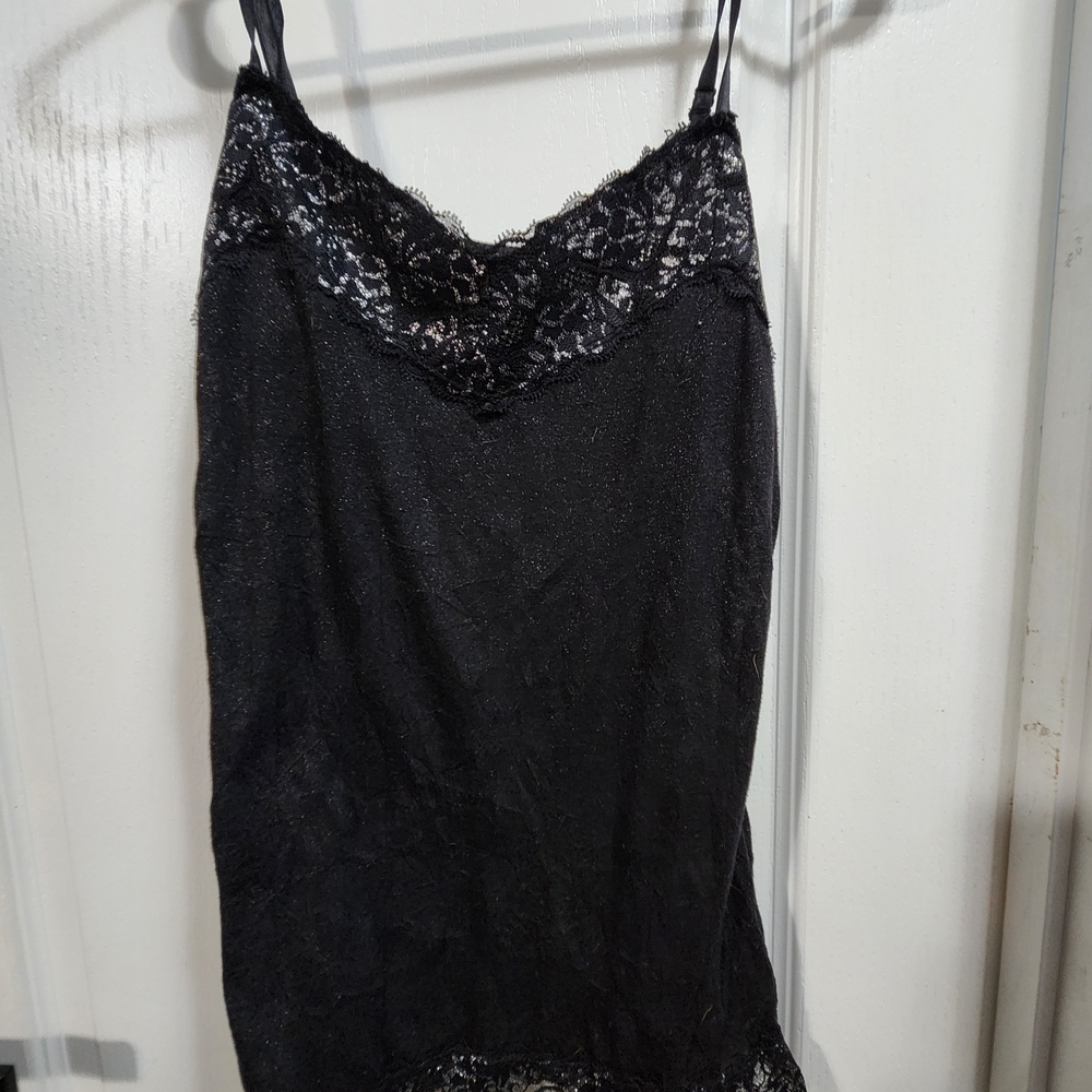 Vanity Black Lace Tank Top